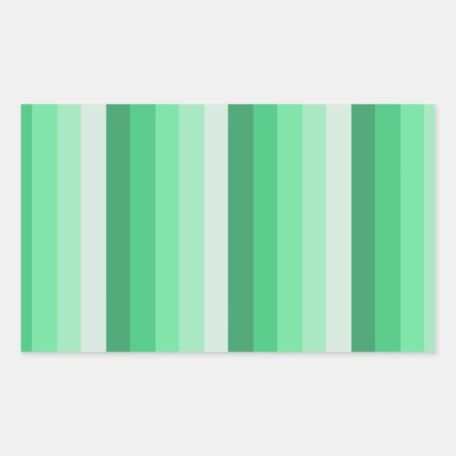 Green shadow stripes sticker (Front)