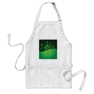 Green Shamrock Clover St Patrick’s Day Luck Standard Apron