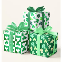 Green Shamrock Clover St Patrick's Day Irish Party