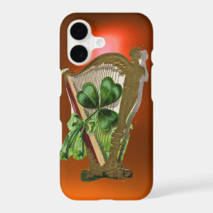 GREEN SHAMROCK HARP orange