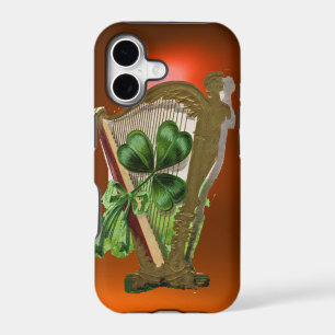 GREEN SHAMROCK HARP orange