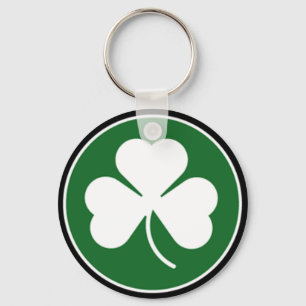Green Shamrock Keychain