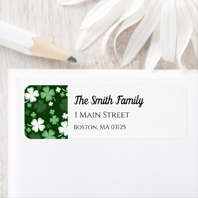 Green Shamrock, St. Patrick's Day Address (Insitu)