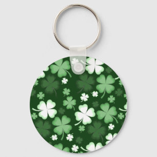 Green Shamrock, St. Patrick's Day Keychain