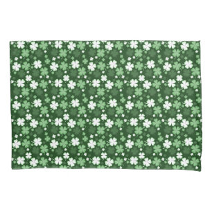 Green Shamrock, St. Patrick's Day Pillowcase