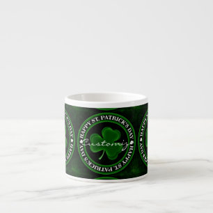 green Shamrock St Patrick's Day Thunder_Cove Espresso Cup