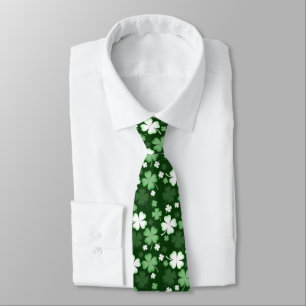 Green Shamrock, St. Patrick's Day Tie