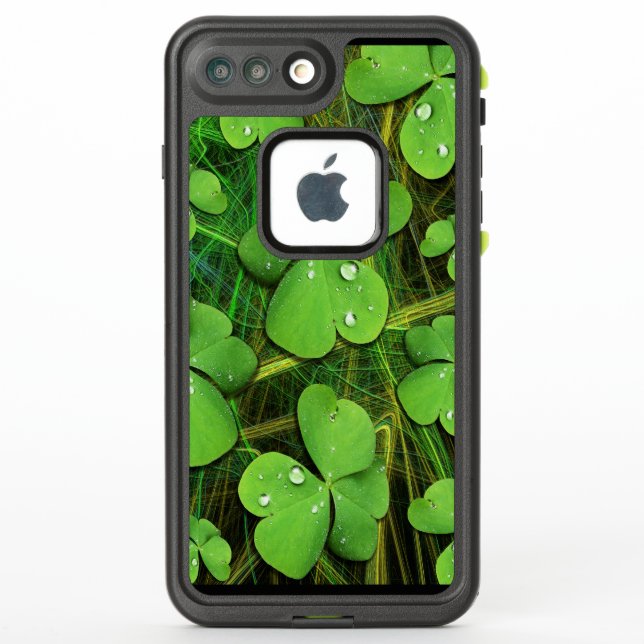 Green Shamrock St Patrick's iPhone 5 Case-Mate (Back)