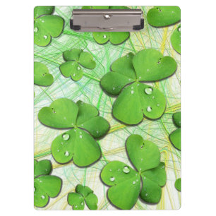 Green Shamrock St Patrick's iPhone 5 Case-Mate Clipboard
