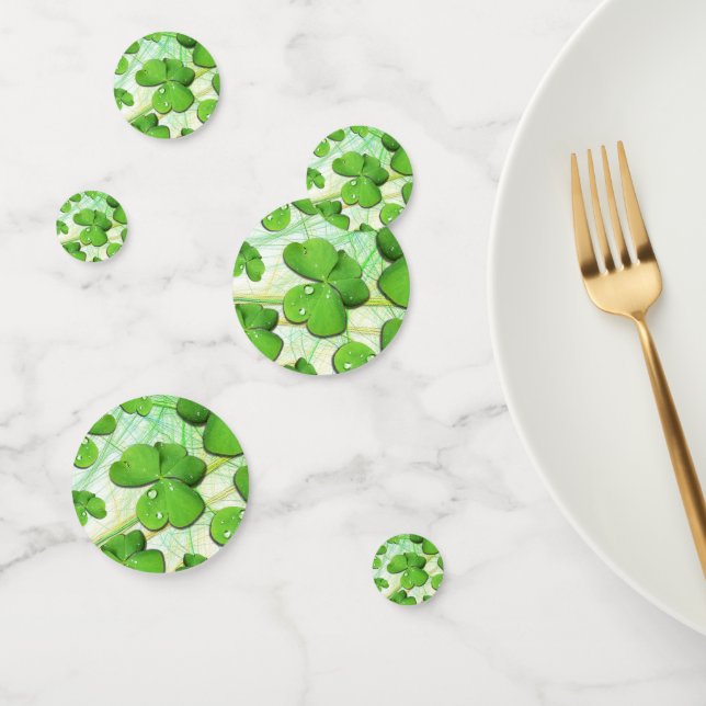 Green Shamrock St Patrick's iPhone 5 Case-Mate Confetti (Group)