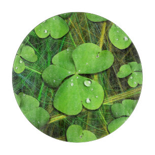 Green Shamrock St Patrick's iPhone 5 Case-Mate Cutting Board