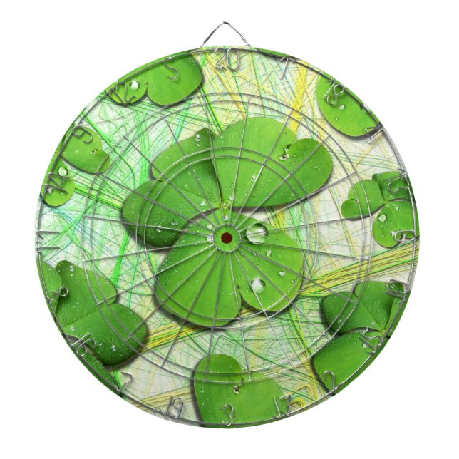 Green Shamrock St Patrick's iPhone 5 Case-Mate Dartboard (Front)