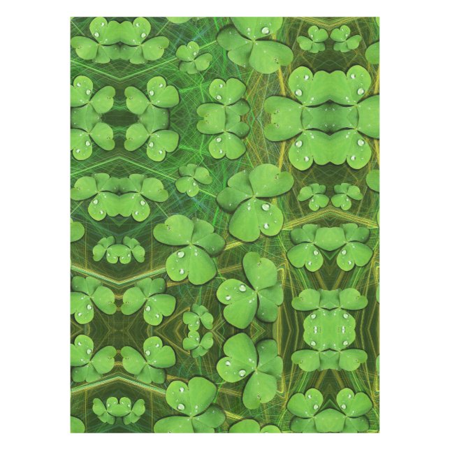 Green Shamrock St Patrick's iPhone 5 Case-Mate Tablecloth (Front)