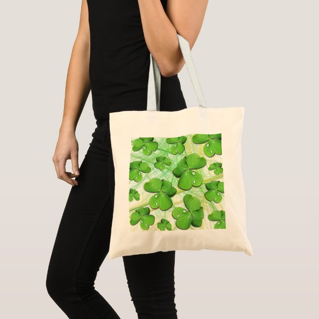 Green Shamrock St Patrick's iPhone 5 Case-Mate Tote Bag (Front (Product))