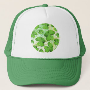 Green Shamrock St Patrick's iPhone 5 Case-Mate Trucker Hat
