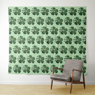 Green shamrocks 2025 tapestry