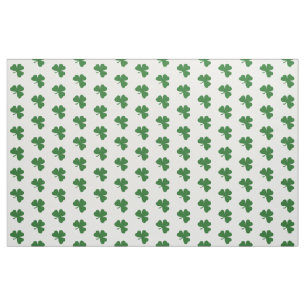 Green Shamrocks Pattern St. Patrick's Day Fabric