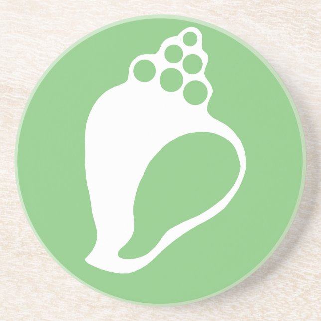 Green Shell Coaster (Front)