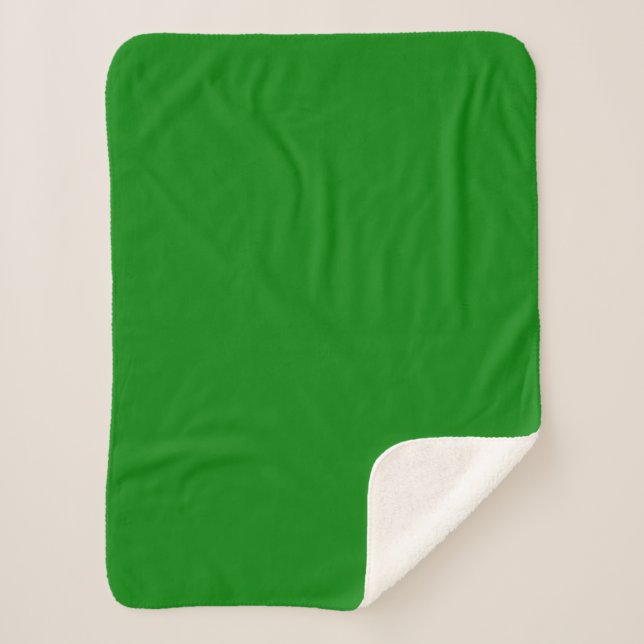 Green Sherpa Blanket (Front)