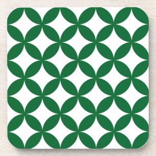 Green Shippo Coasters Set of 6