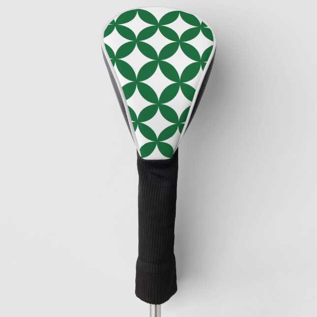 Green Shippo Golf Head Cover (Front)