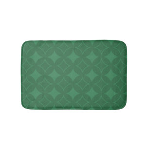 Green Shippo pattern Bath Mat