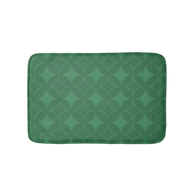 Green Shippo pattern Bath Mat (Front)