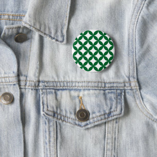 Green Shippo Pattern Button