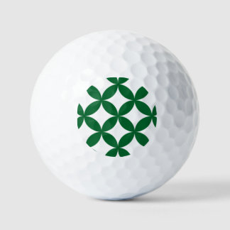 Green Shippo Pattern Golf Ball