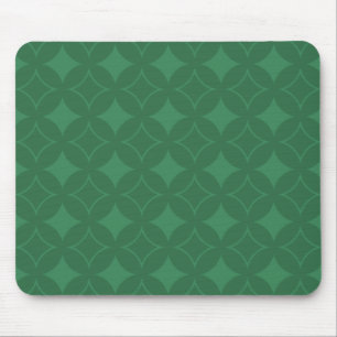 Green Shippo pattern Mouse Pad