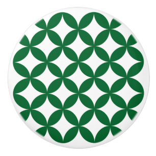 Green Shippo Round Ceramic Knob