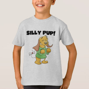 Green Shirt Silly Pup Tshirts and Gifts