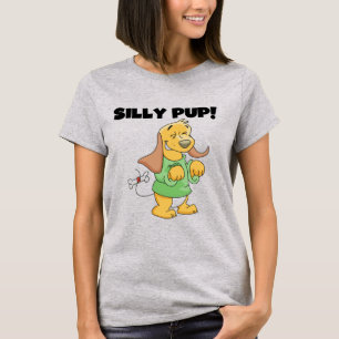 Green Shirt Silly Pup Tshirts and Gifts