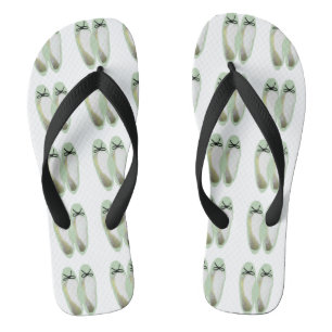 Green Shoes Flip Flops