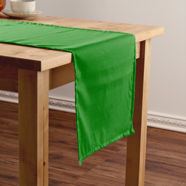 Green Short Table Runner (In Situ)