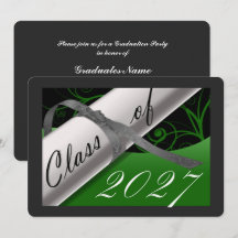 Green & Silver Graduation Party