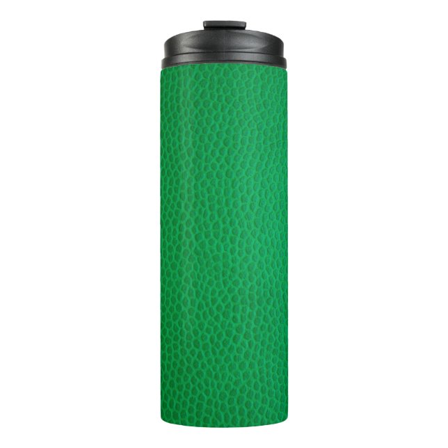 Green skin skin texture skin thermal tumbler (Front)