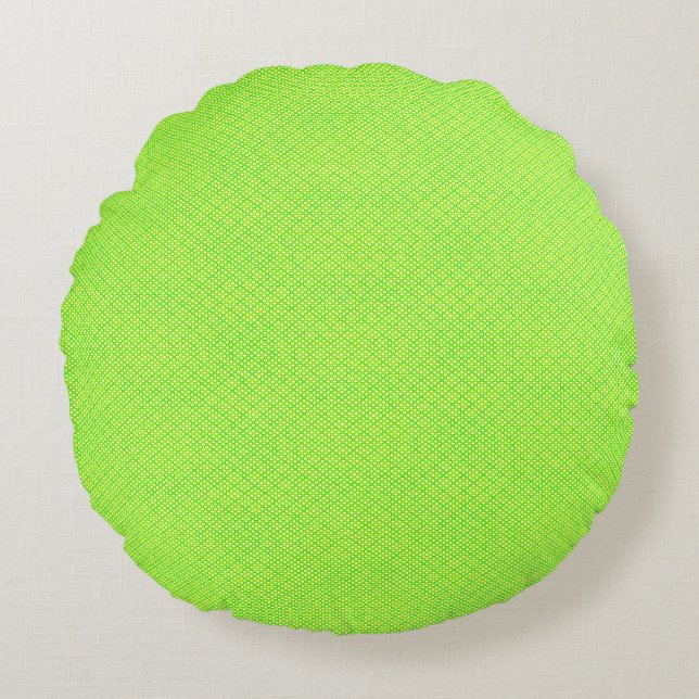 Green Skin Texture Round Pillow (Front)