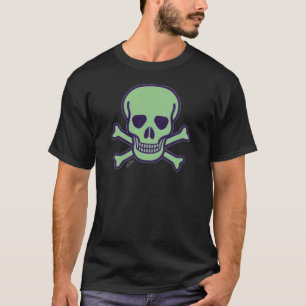 Green Skull black T-shirt