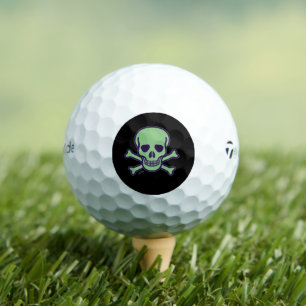 Green Skull black Taylor Made TP5 golf balls 12pk