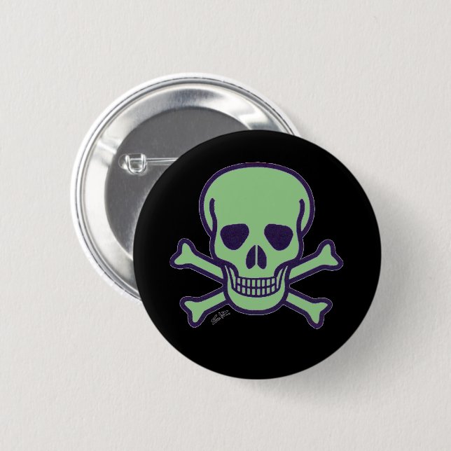 Green Skull button (Front & Back)
