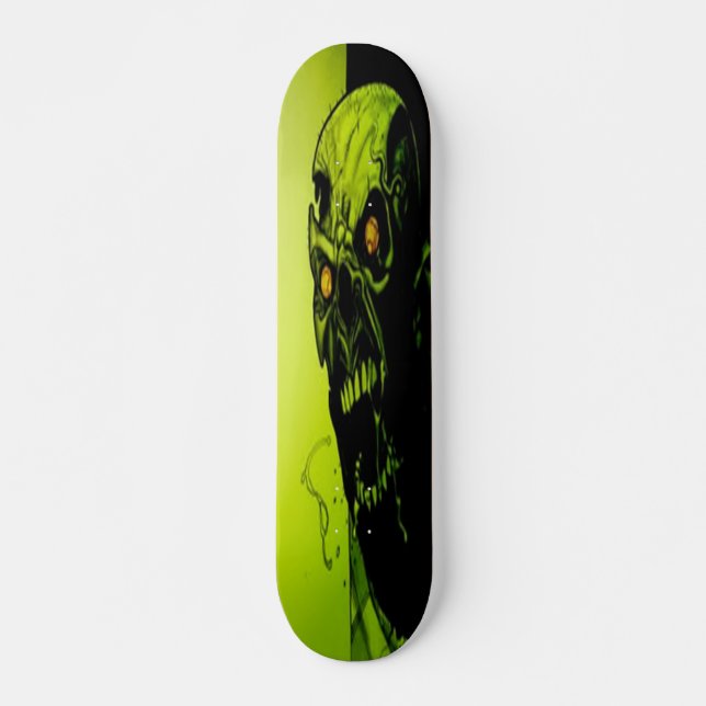 Green Skull Skateboard (Front)