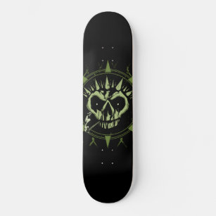 Green Skull Skateboard