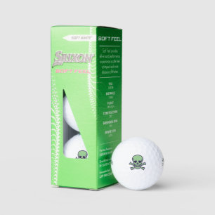 Green Skull Srixon Soft Feel golf balls 3 pk