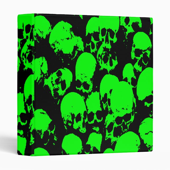 Green Skulls Binder (Front/Spine)
