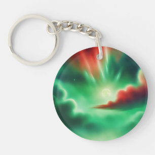 green sky keychain