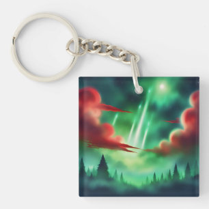 green sky keychain