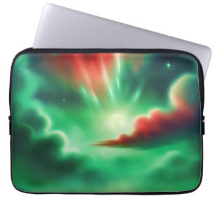 green sky laptop sleeve