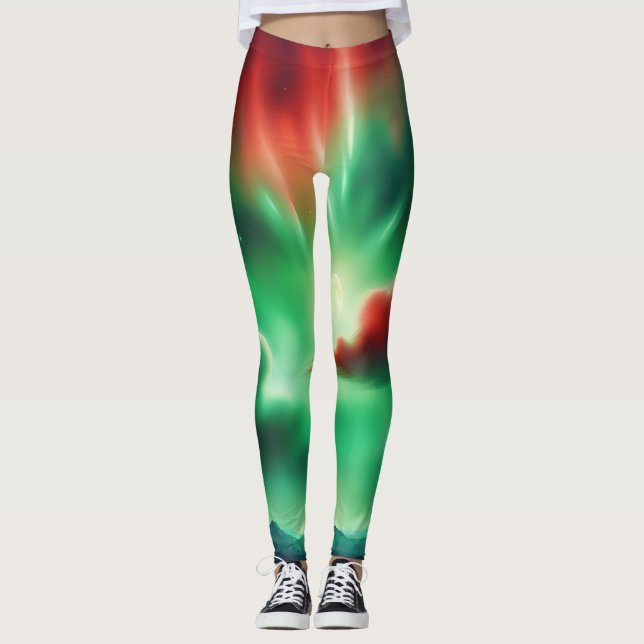 green sky leggings (Front)