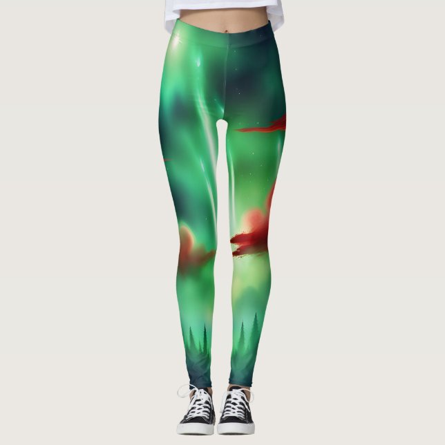green sky leggings (Front)